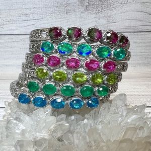 Quartz Bangle Bracelet